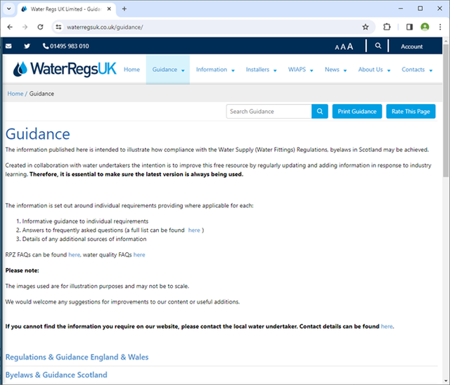 Water Regs UK Limited - Water Regs UK retires the Water Regulations Guide